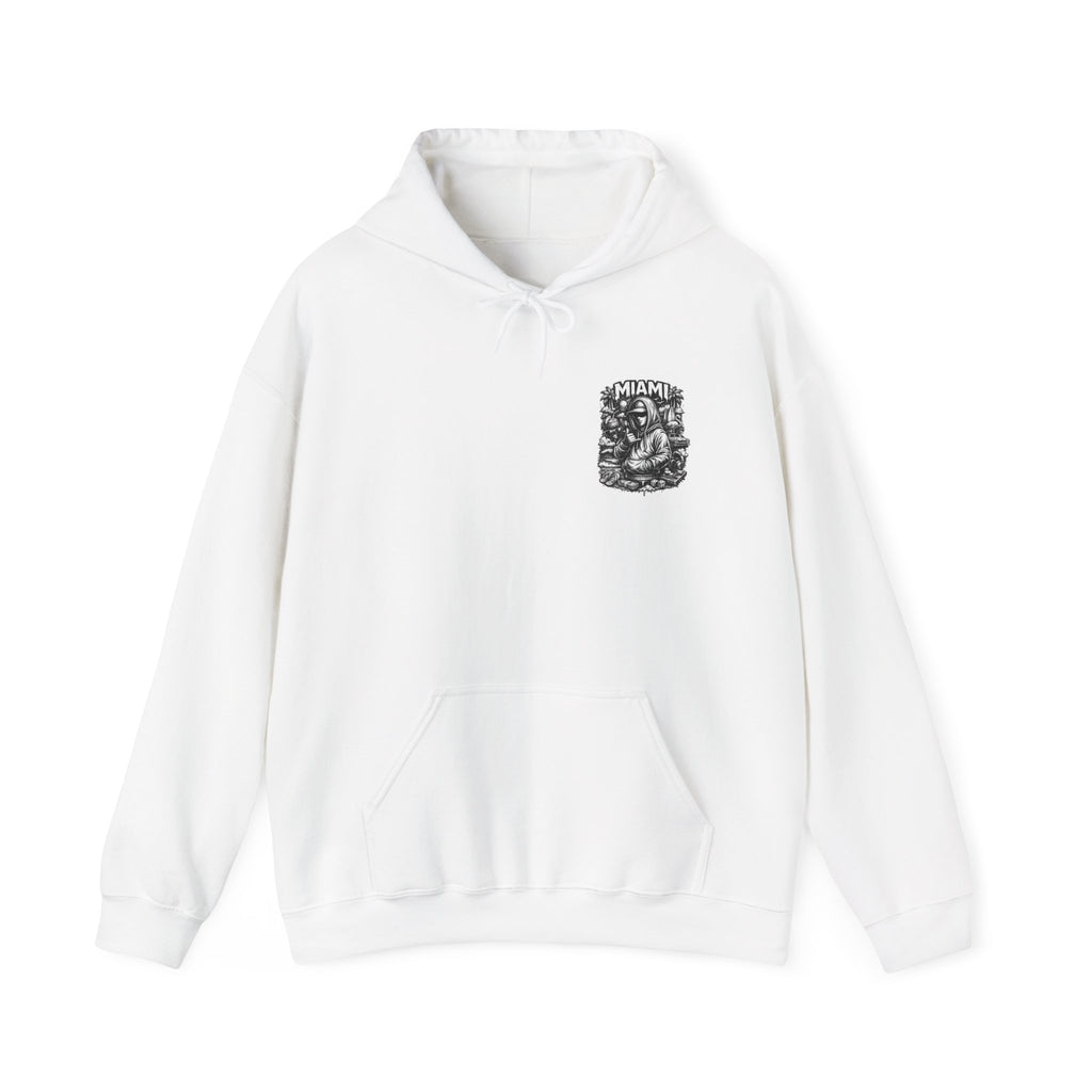 Miami Hoodie Streetwear Graphic Sweatshirt Urban Style Pullover Hip Hop Hoodie Gift for Men