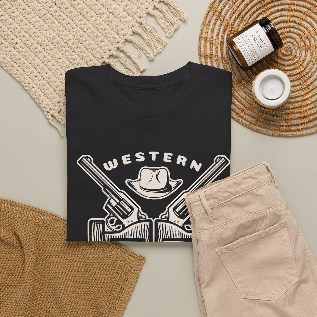 Vintage Cowboy T-Shirt – Western Saloon Retro Graphic Tee