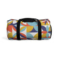 Retro Geometric Duffel Bag – Mid-Century Modern Design
