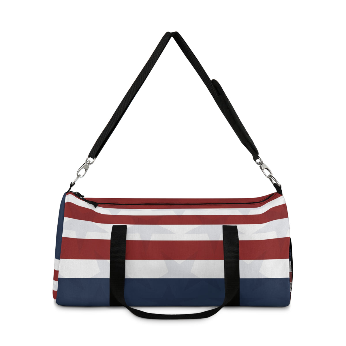 Americana Stripe Duffel Bag – Red White & Navy Design
