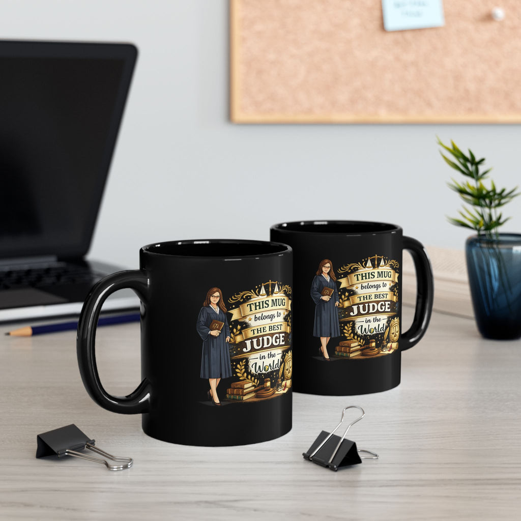 Best Judge Mug This Mug Belongs To The Best Judge in The World, Judge Gift Coffee Mug, Law Office Cup