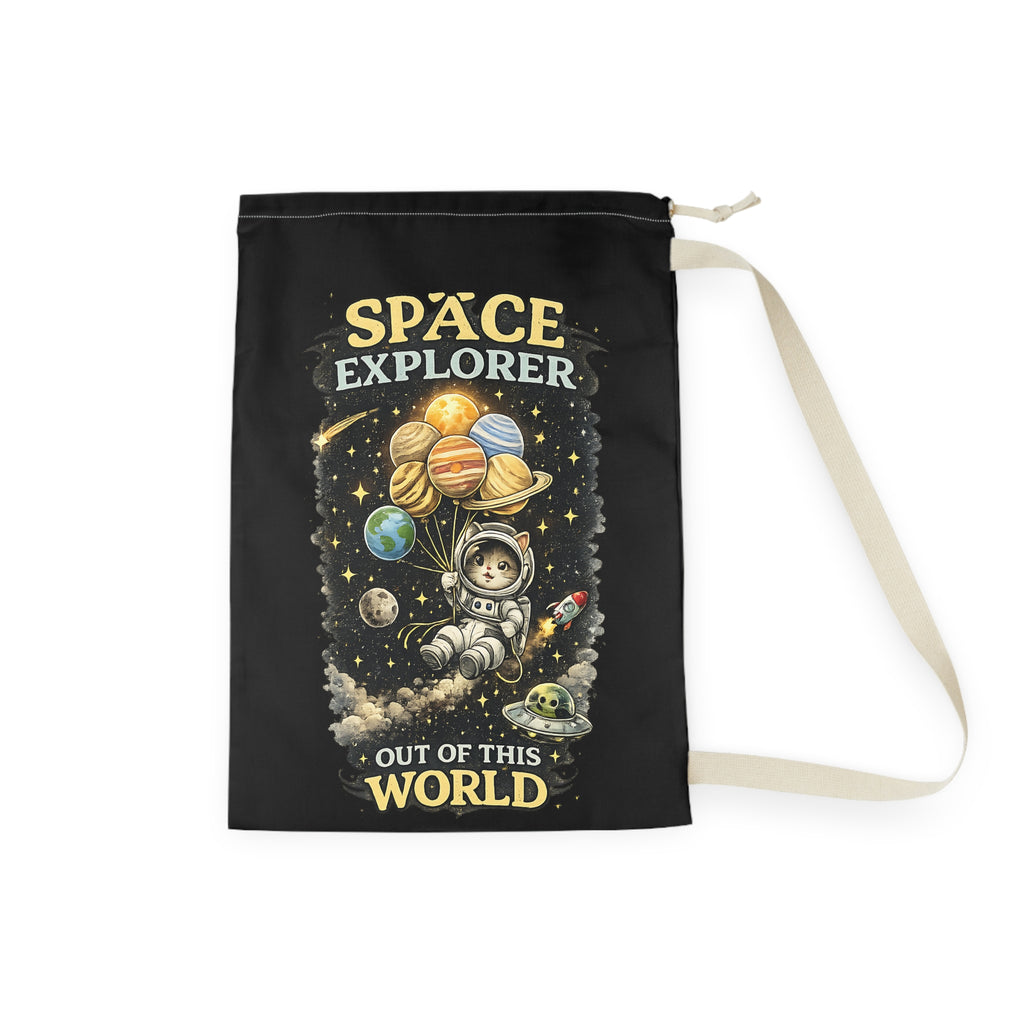 Space Explorer astronaut planets Laundry Bag | Out of This World celestial print