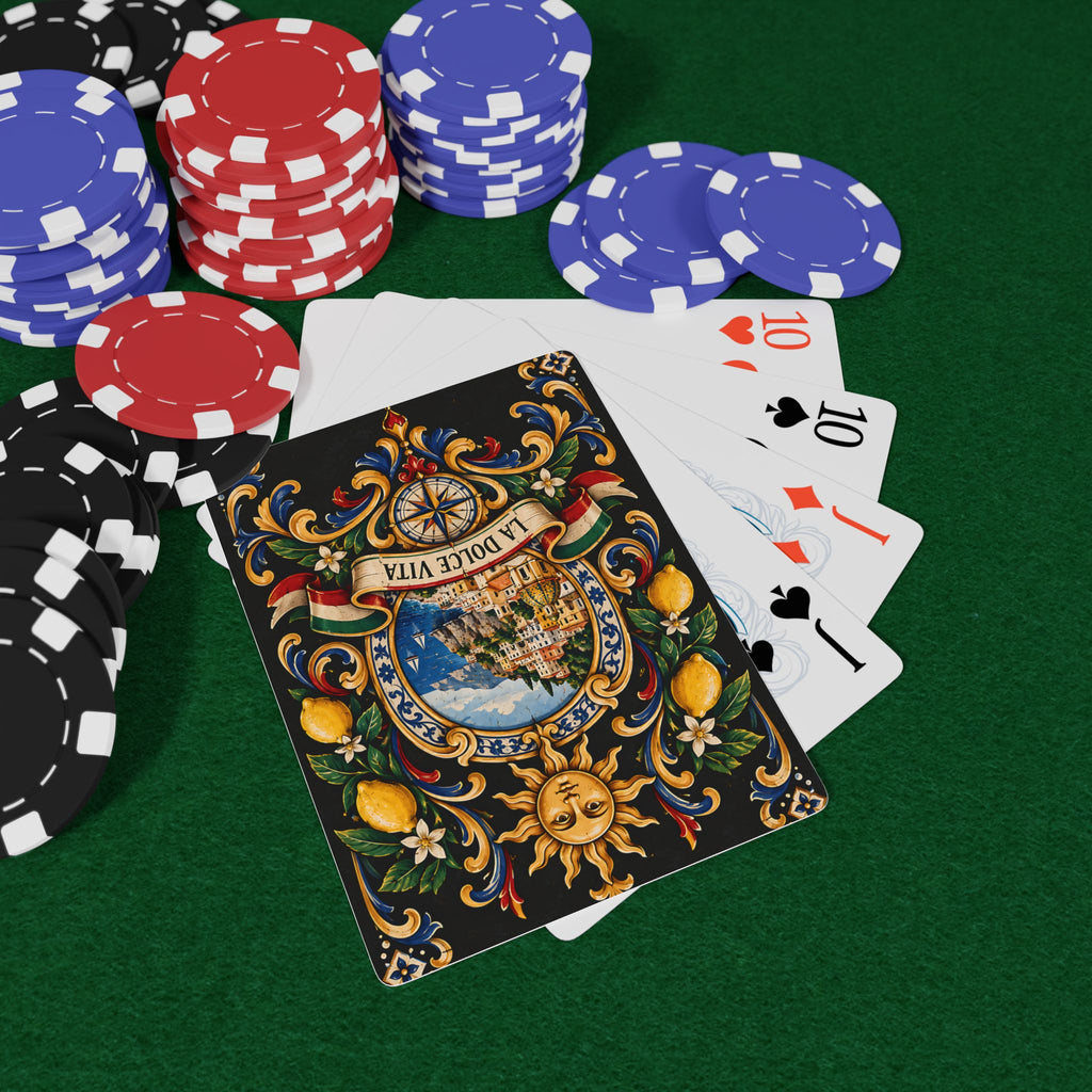 La Dolce Vita Poker Playing Cards – Italian Amalfi Design