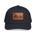 Nebraska Leather Patch Mid Profile Baseball Cap – Farm & Country Hat