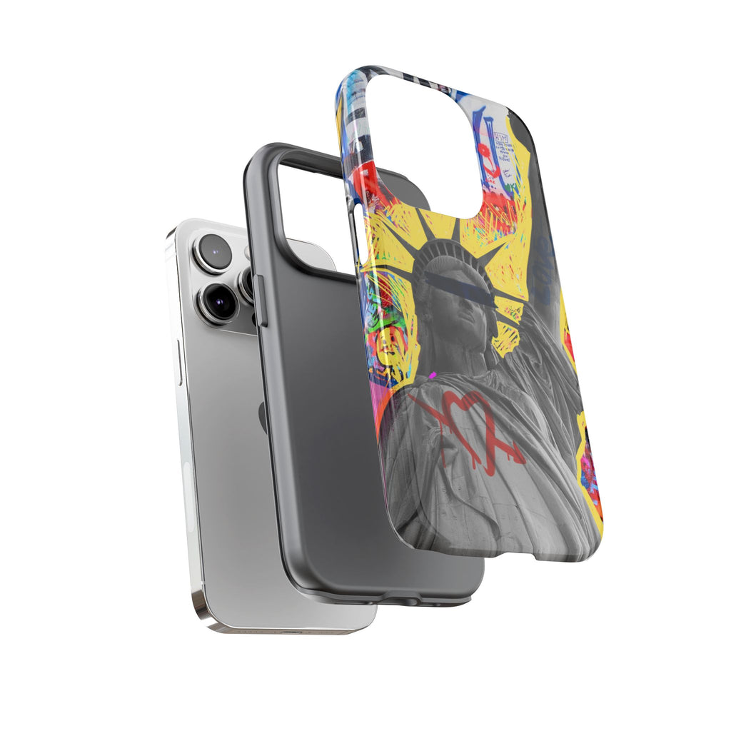 New York Street Art Phone Case – Statue of Liberty Tough Case
