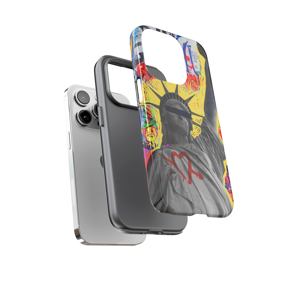 New York Street Art Phone Case – Statue of Liberty Tough Case