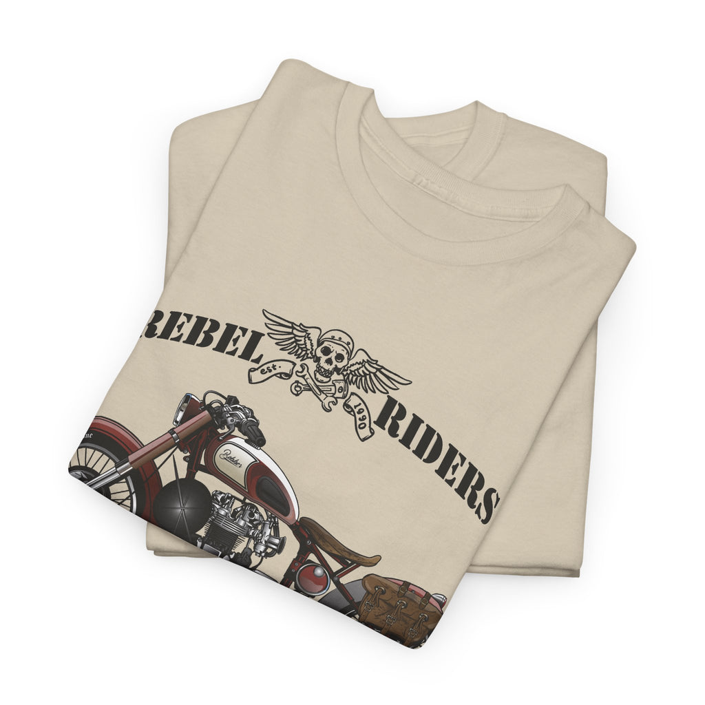 Rebel Riders T-Shirt – Vintage Motorcycle Biker Graphic Tee