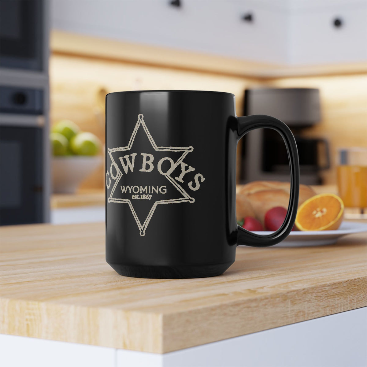Cowboys Wyoming Mug Western Coffee Cup Vintage Ranch Country Gift for Him