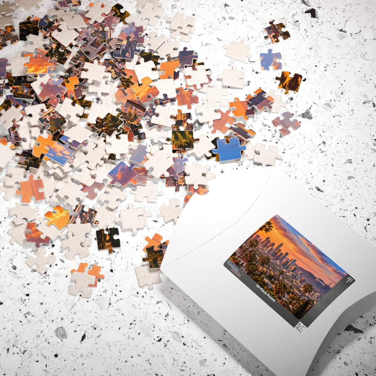 Los Angeles Puzzle – Hollywood & California Skyline Jigsaw Puzzle (110, 252, 520, 1014-piece)