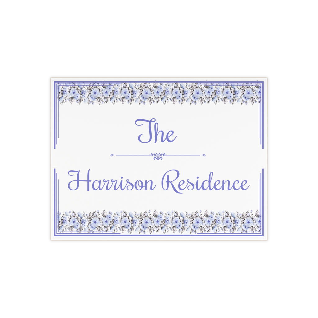 Personalized Family Name Ceramic Plaque – S25