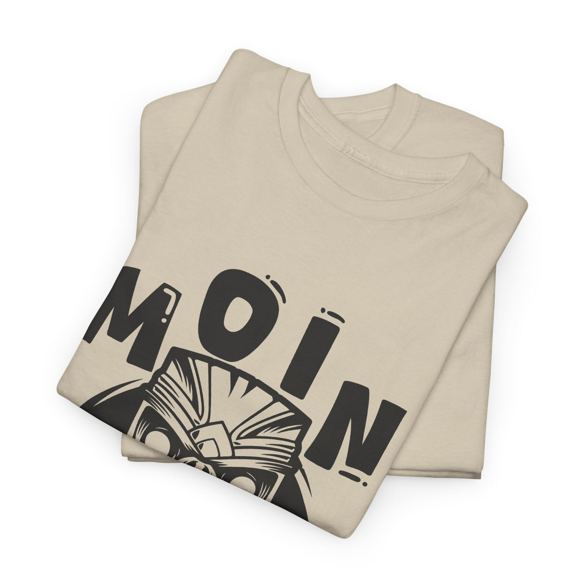 “MOIN” Tiki Mask T-Shirt – Tropical Streetwear Graphic Tee