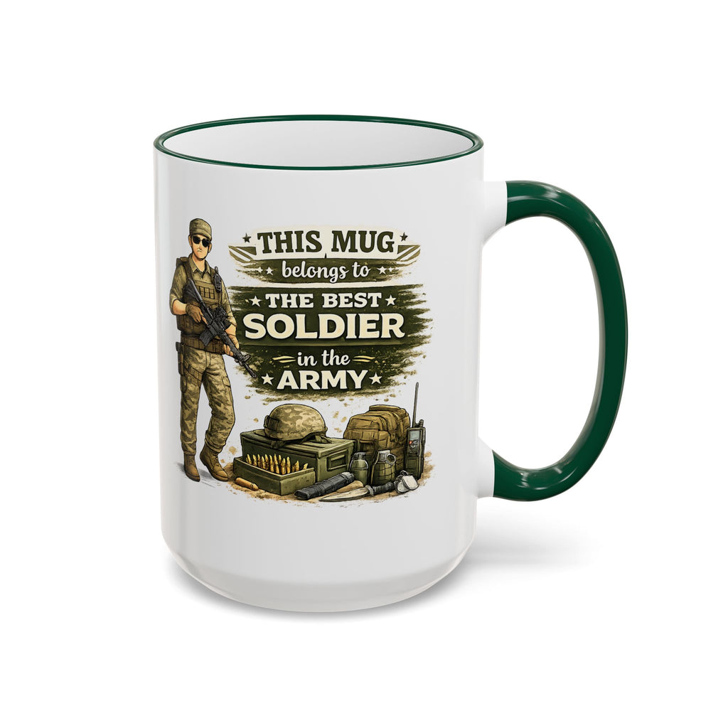 Best Army Soldier Mug This Mug Belongs To The Best Soldier in the Army, Military Coffee Mug, Army Gift