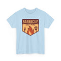 BBQ Grill Menu T-Shirt – Flames & Grilling Utensils Graphic Tee
