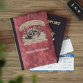 Personalized Raccoon Passport Cover with Name – RFID Blocking Travel Passport Holder