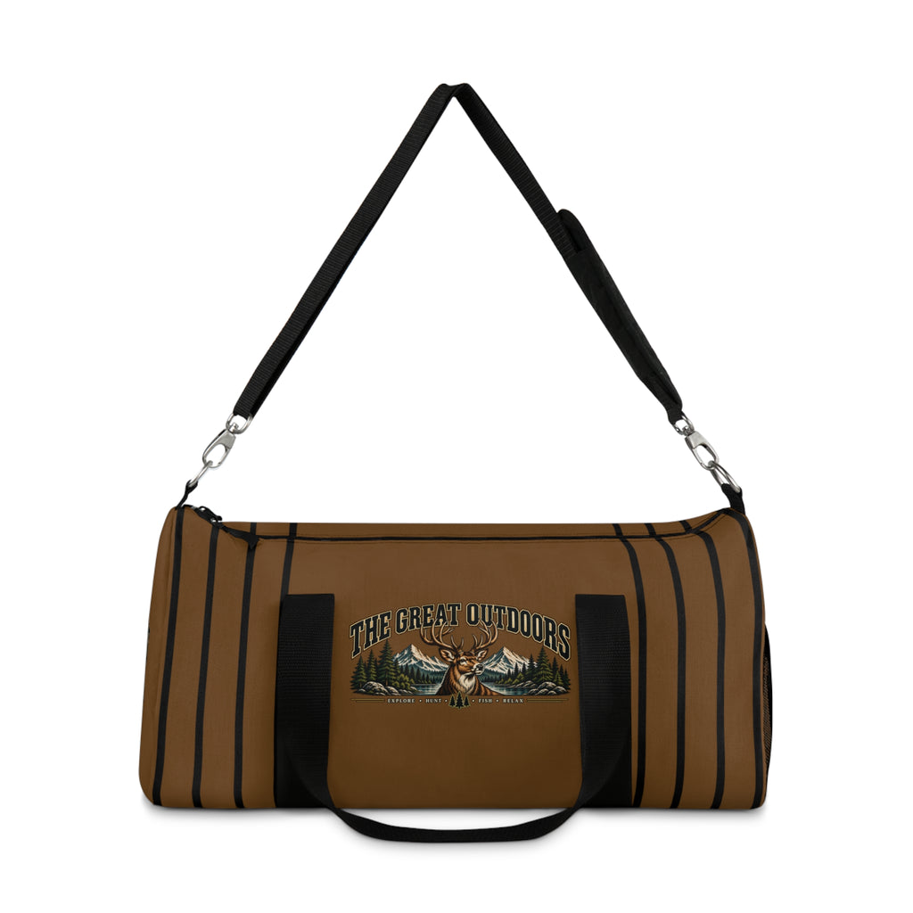 The Great Outdoors Duffel Bag – Deer & Mountain Design