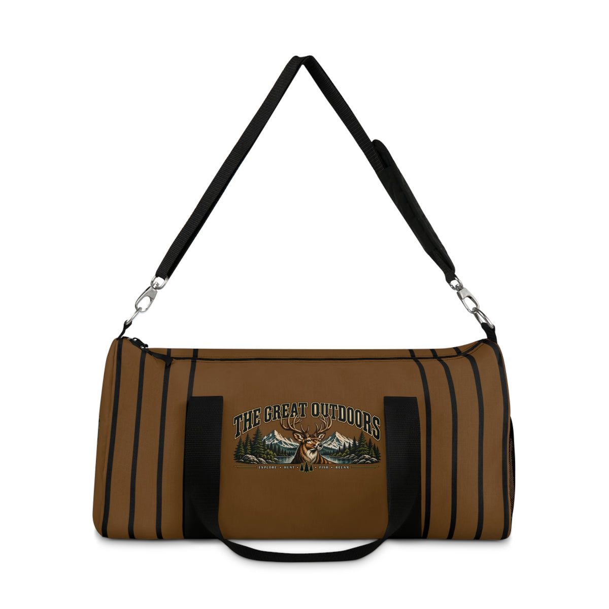 The Great Outdoors Duffel Bag – Deer & Mountain Design