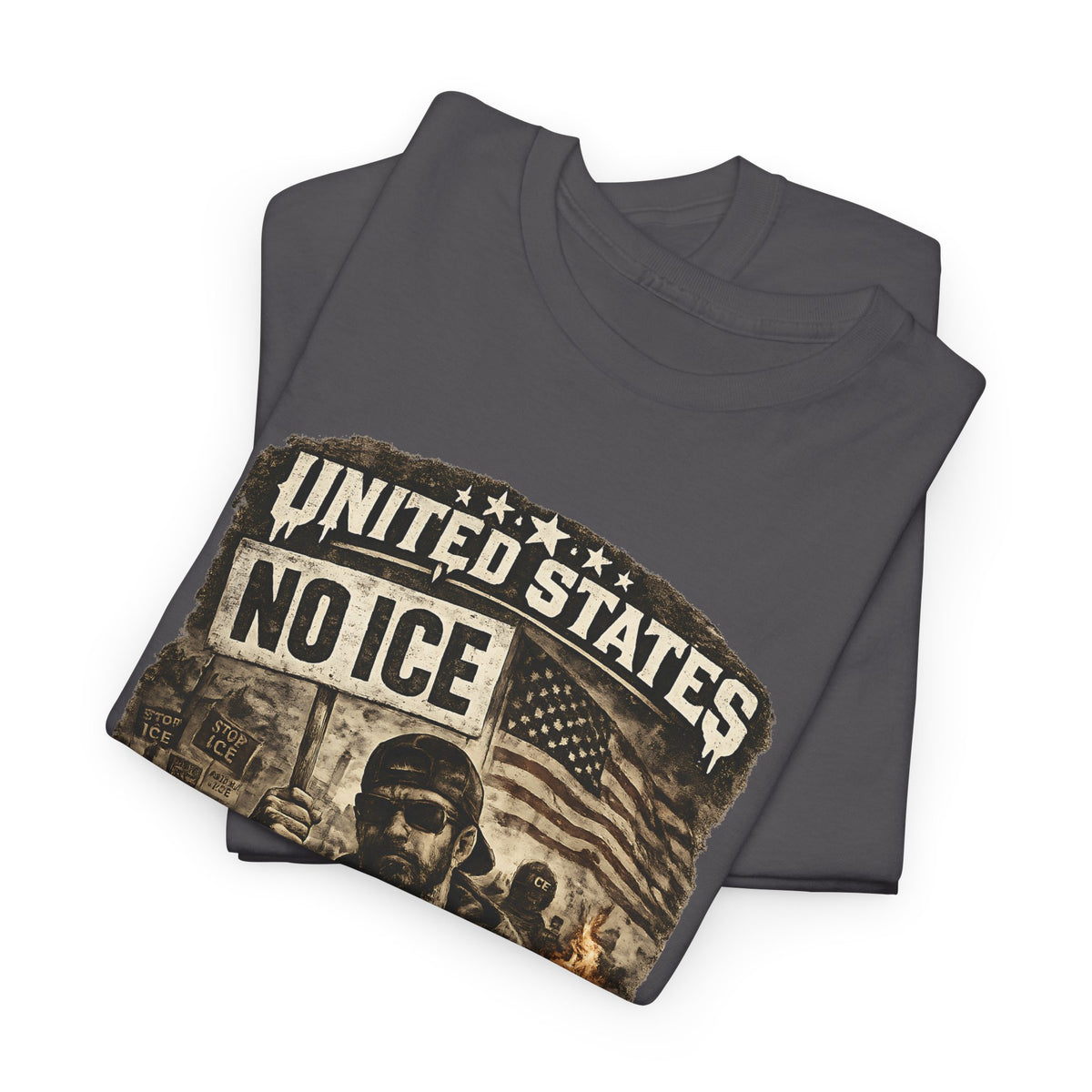 No ICE T-Shirt – United States Statement Streetwear Graphic Tee
