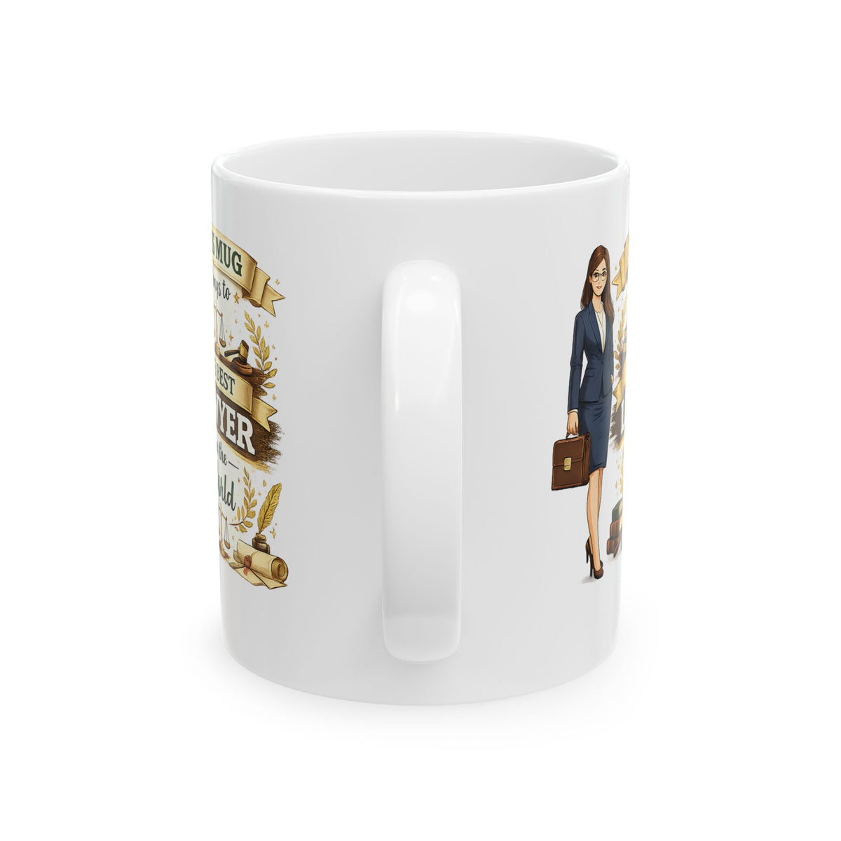 Best Lawyer Mug This Mug Belongs To The Best Lawyer in the World, Attorney Coffee Mug Gift, Law Office Cup