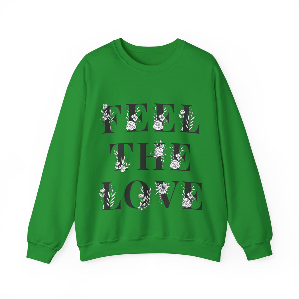 Floral Design Crewneck Sweatshirt