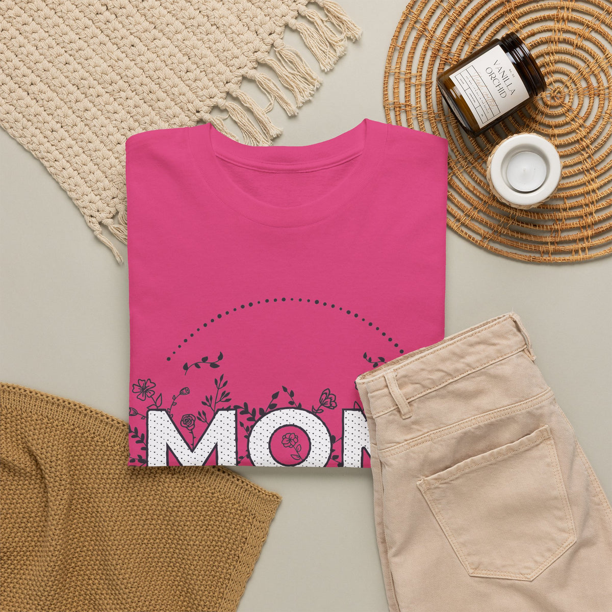 Floral Mom T-Shirt – Mother’s Day Gift Graphic Tee