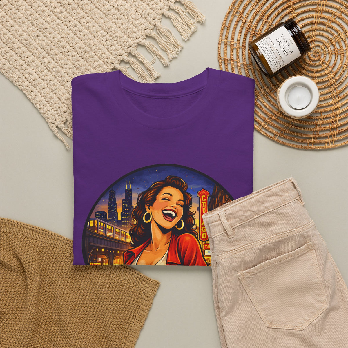 Chicago Skyline T-Shirt – Vintage Retro City Graphic Tee