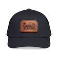 Los Angeles Leather Patch Mid Profile Baseball Cap – California City Hat