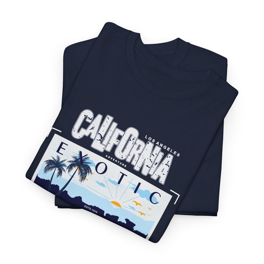 California Beach T-Shirt – Sunset Coastal Graphic Tee