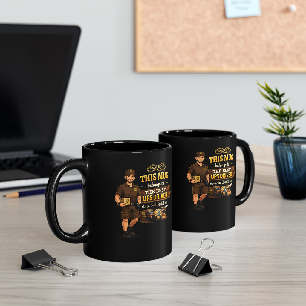 Best Delivery Driver Mug  This Mug Belongs To The Best Shipping Courier in the Universe, Delivery Driver Coffee Mug Gift