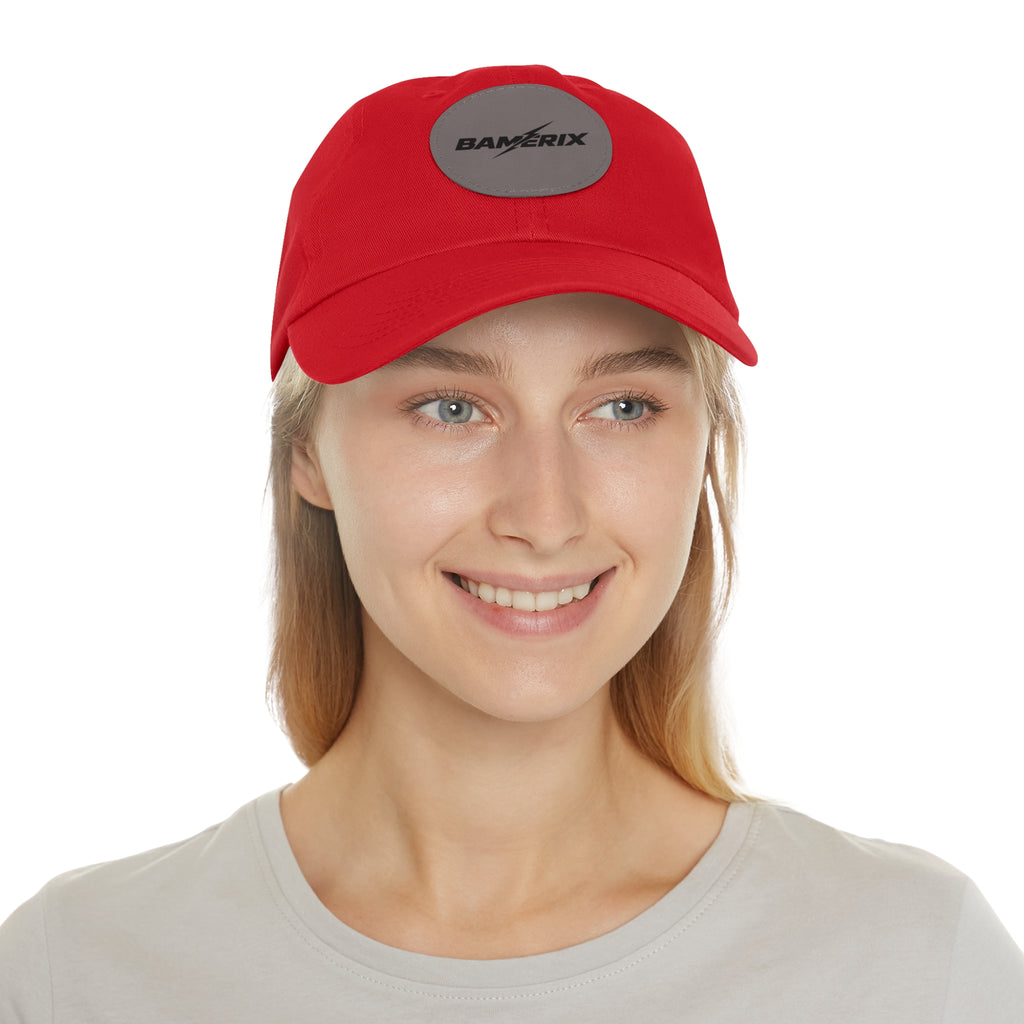 Bamerix Leather Patch Dad Hat – Classic Logo Baseball Cap