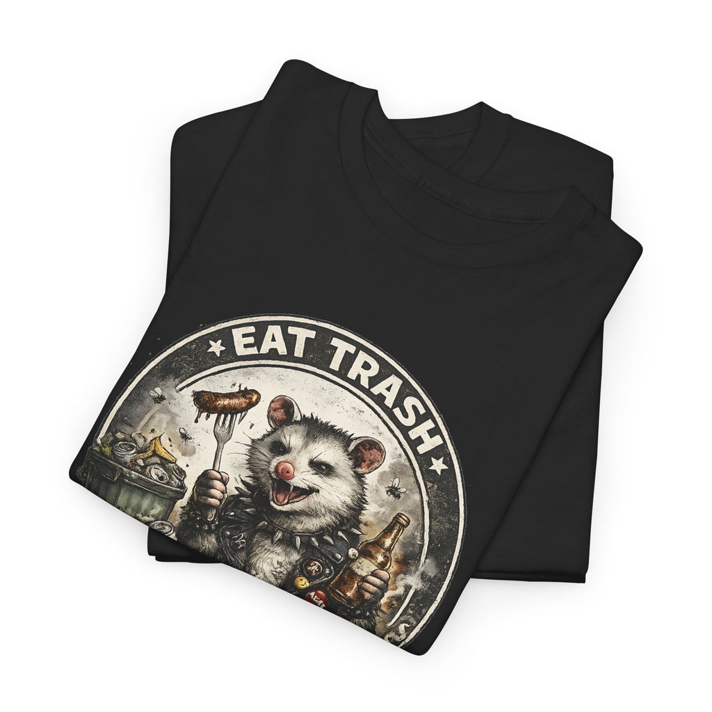 “Eat Trash, Party Hard” Opossum T-Shirt – Funny Graphic Tee