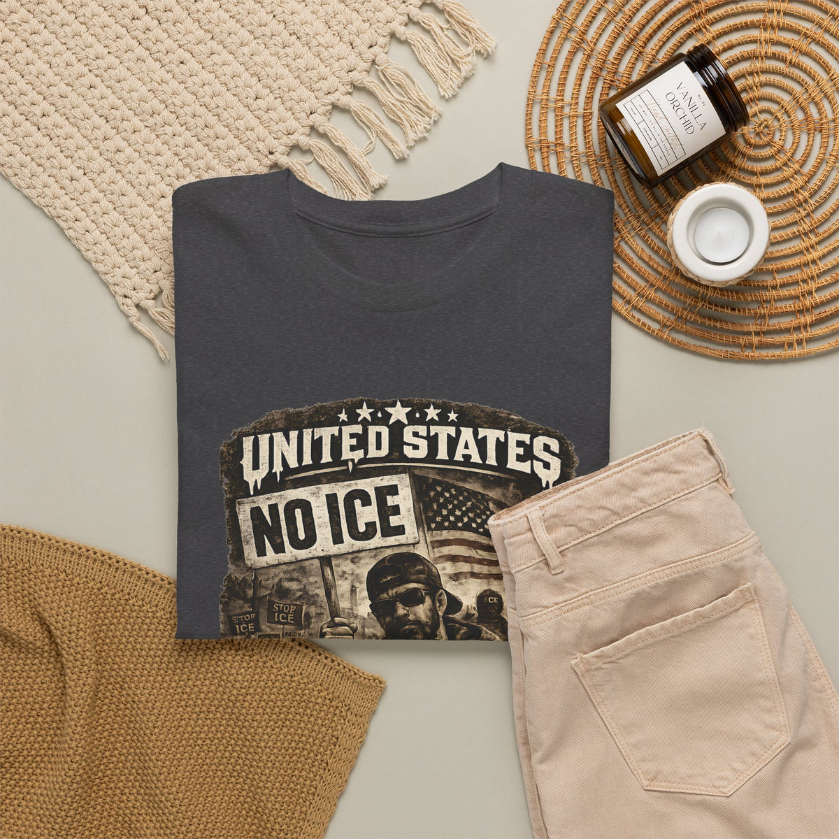 No ICE T-Shirt – United States Statement Streetwear Graphic Tee