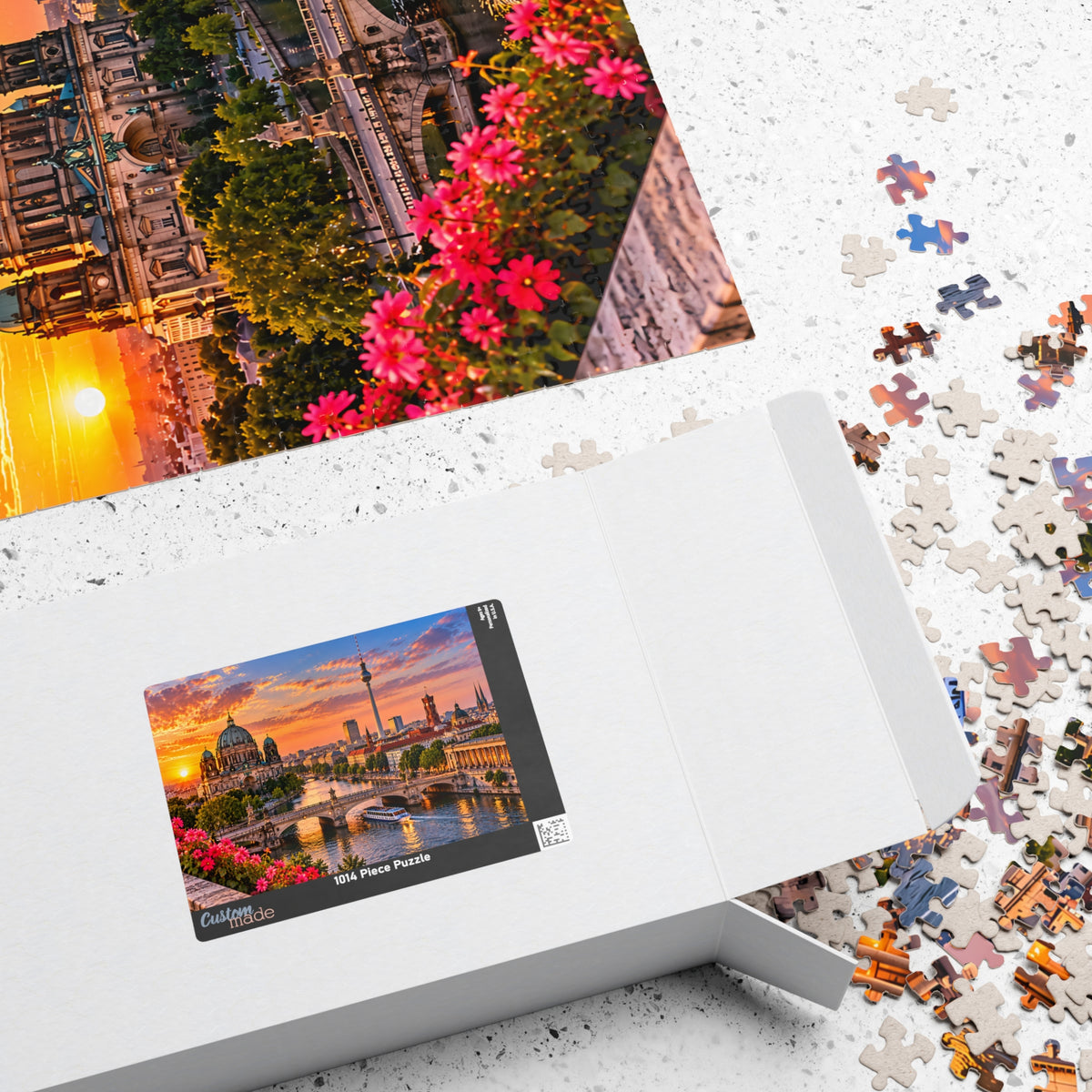 Berlin Germany Puzzle – TV Tower & City Skyline Jigsaw Puzzle (110, 252, 520, 1014-piece)