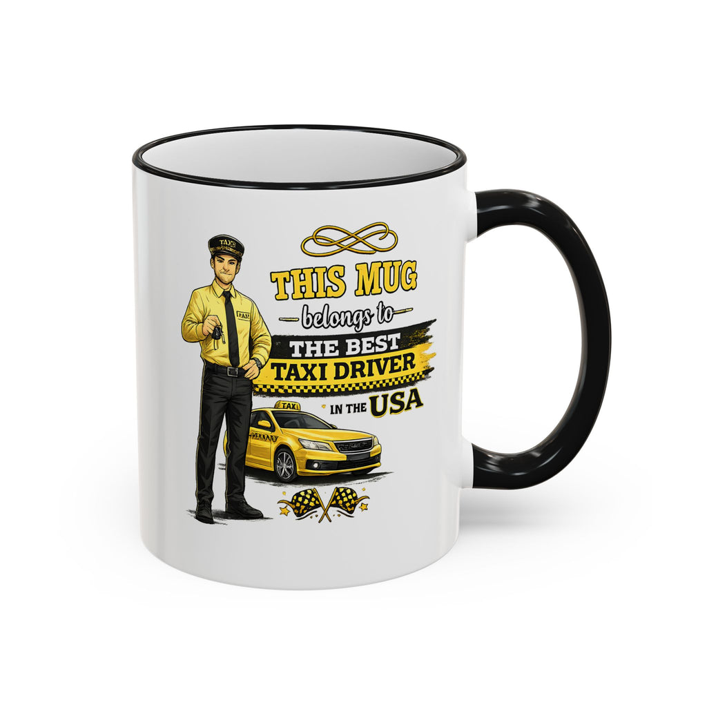 Best Taxi Driver Mug This Mug Belongs To The Best Taxi Driver in the USA, Cab Driver Coffee Mug Gift