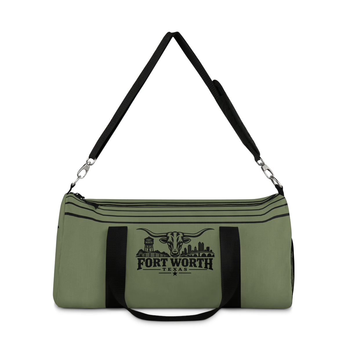 Fort Worth Texas Duffel Bag – Western Longhorn Design