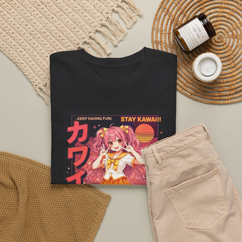Kawaii Anime Girl T-Shirt – Japanese-Inspired Graphic Tee