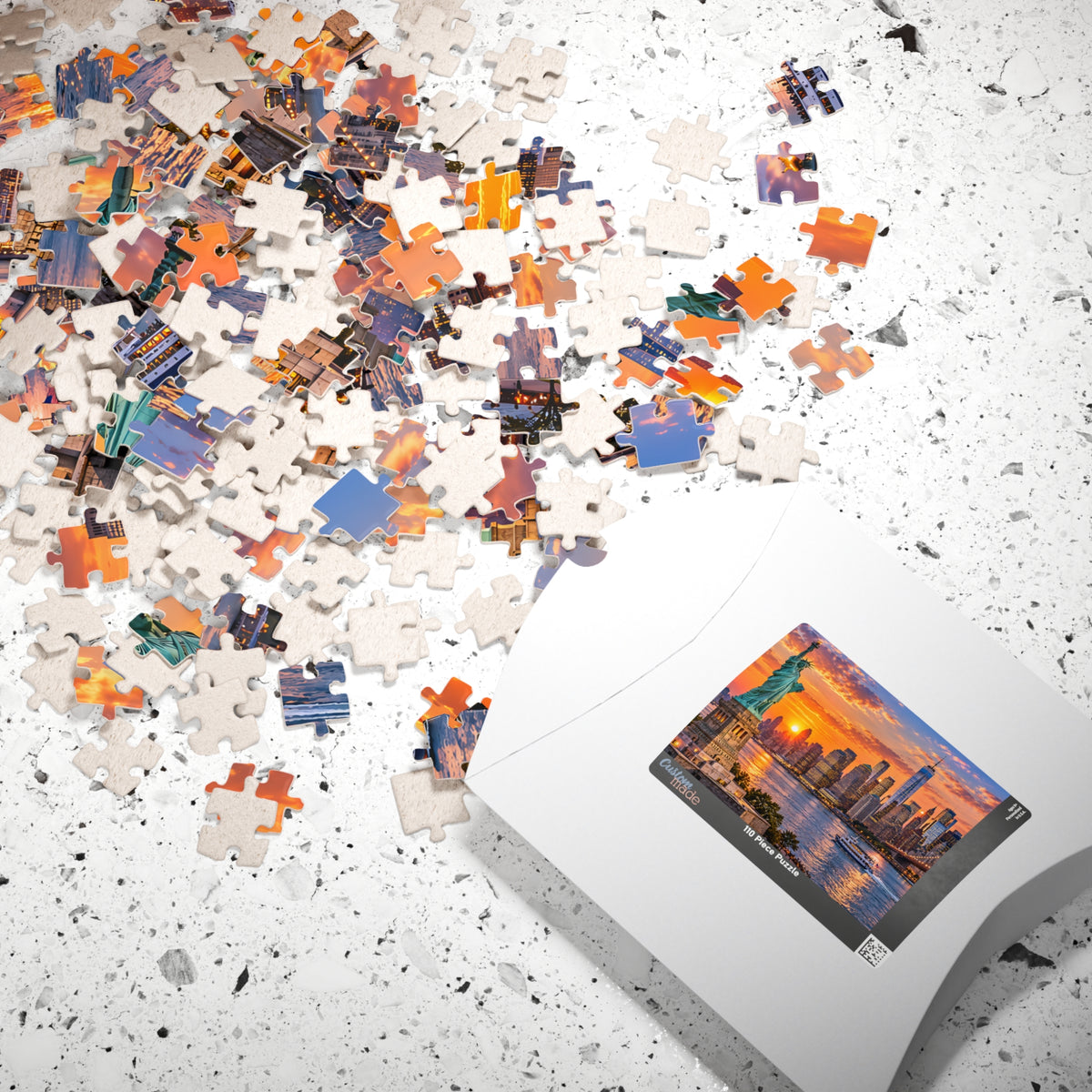 New York City Puzzle – Statue of Liberty & Manhattan Skyline (110/252/520/1014 pcs)