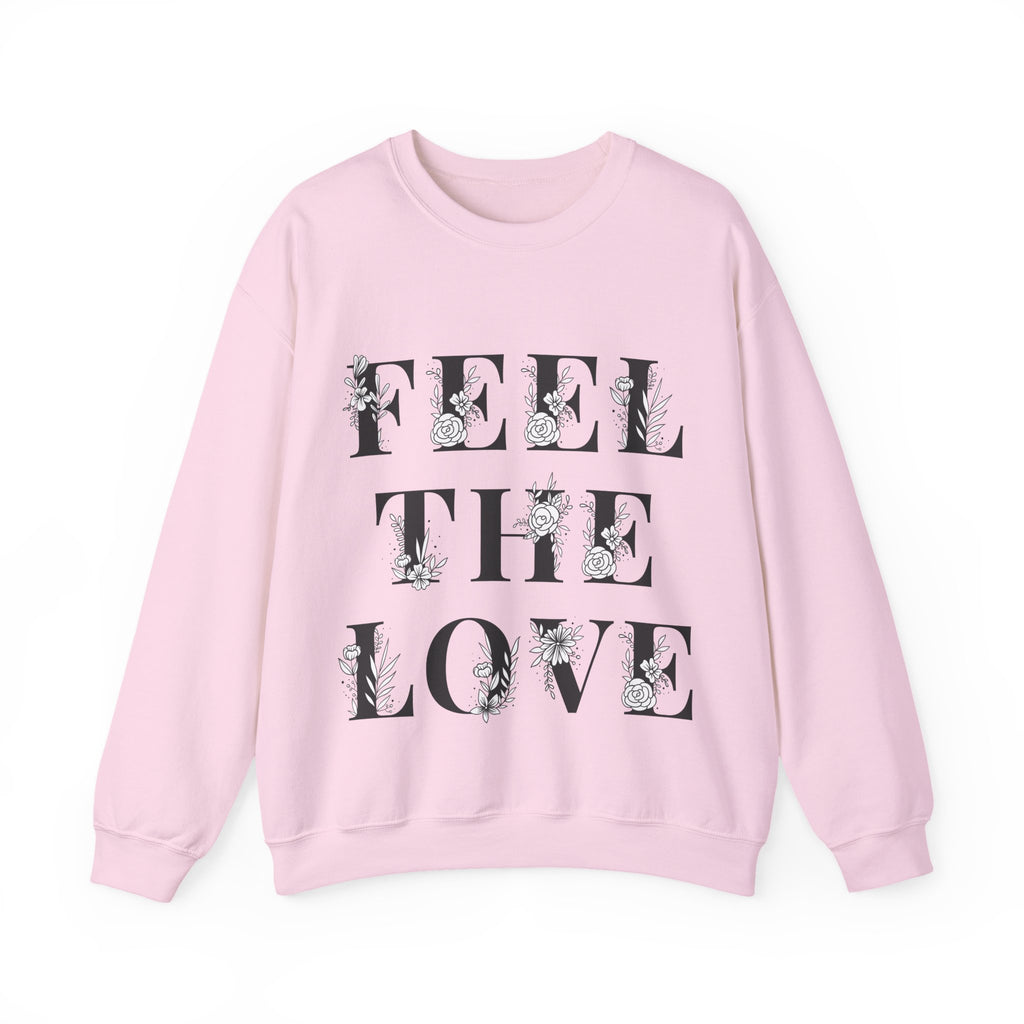 Floral Design Crewneck Sweatshirt