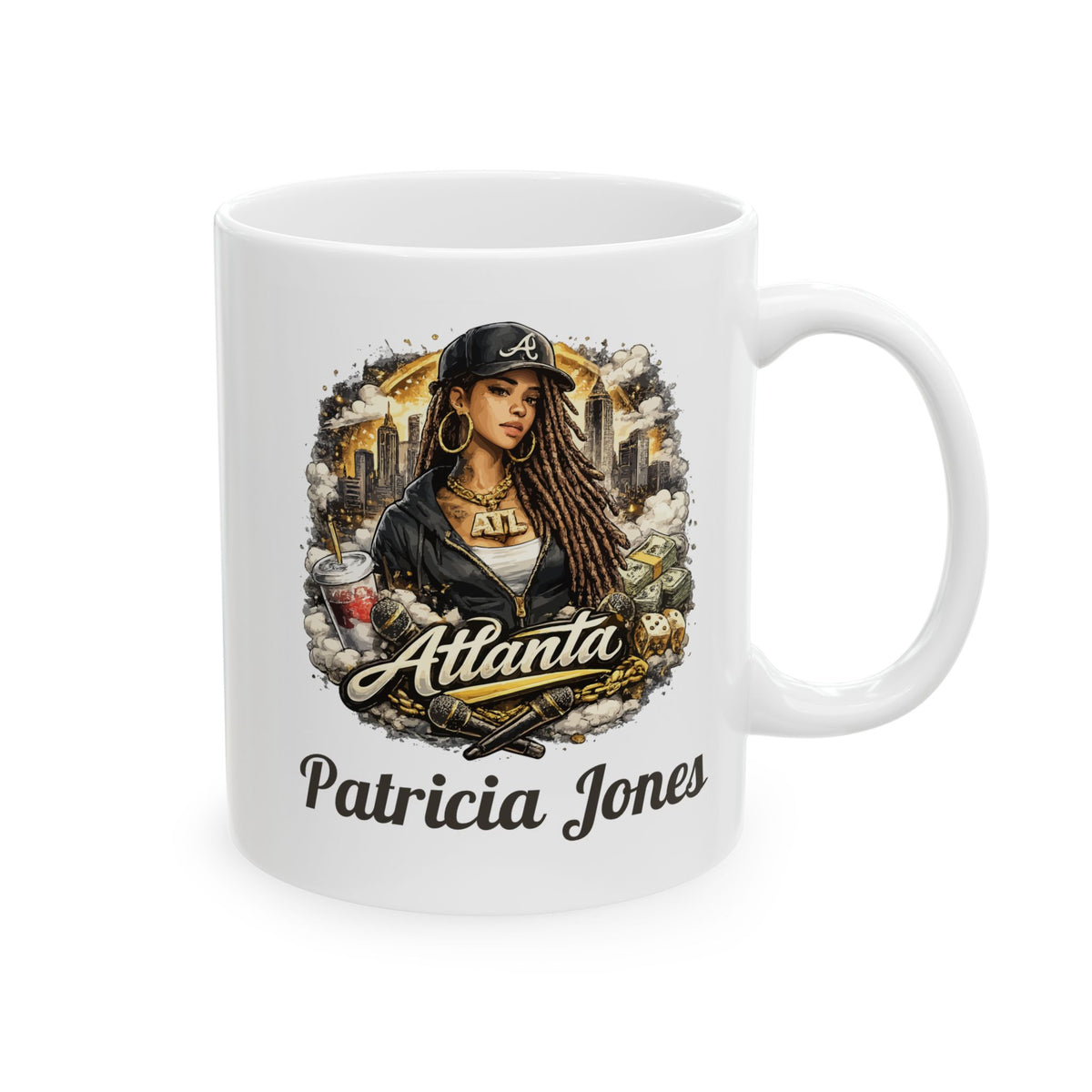Personalized Atlanta Mug with Name – Atlanta Georgia Gift