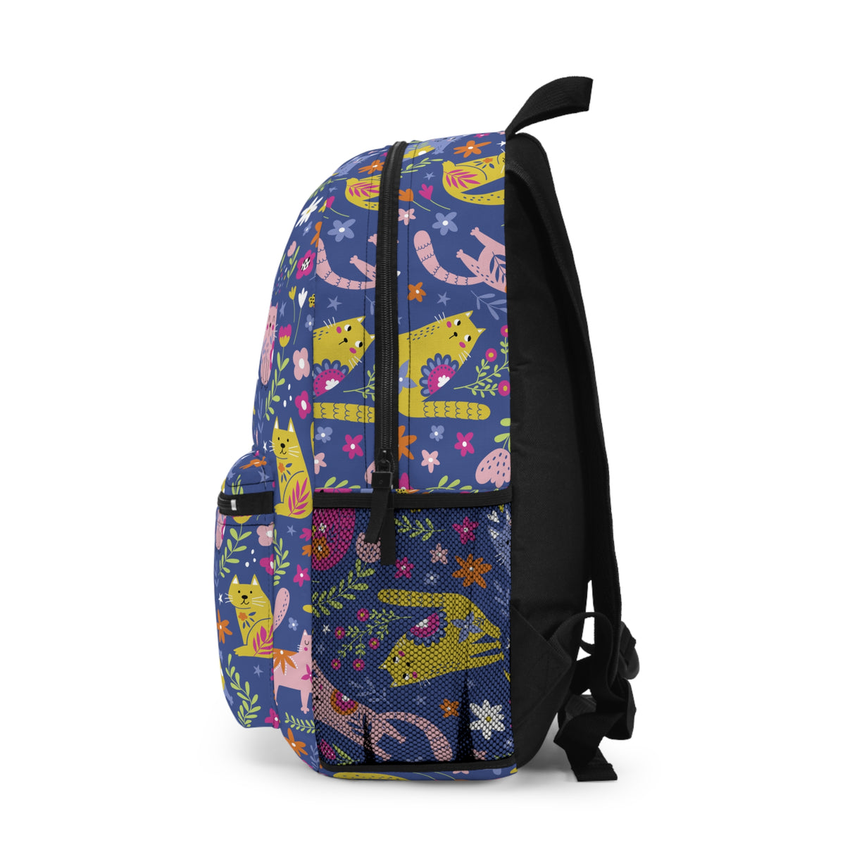 Personalized Cat Backpack with Name – Colorful Cute Kitty Backpack