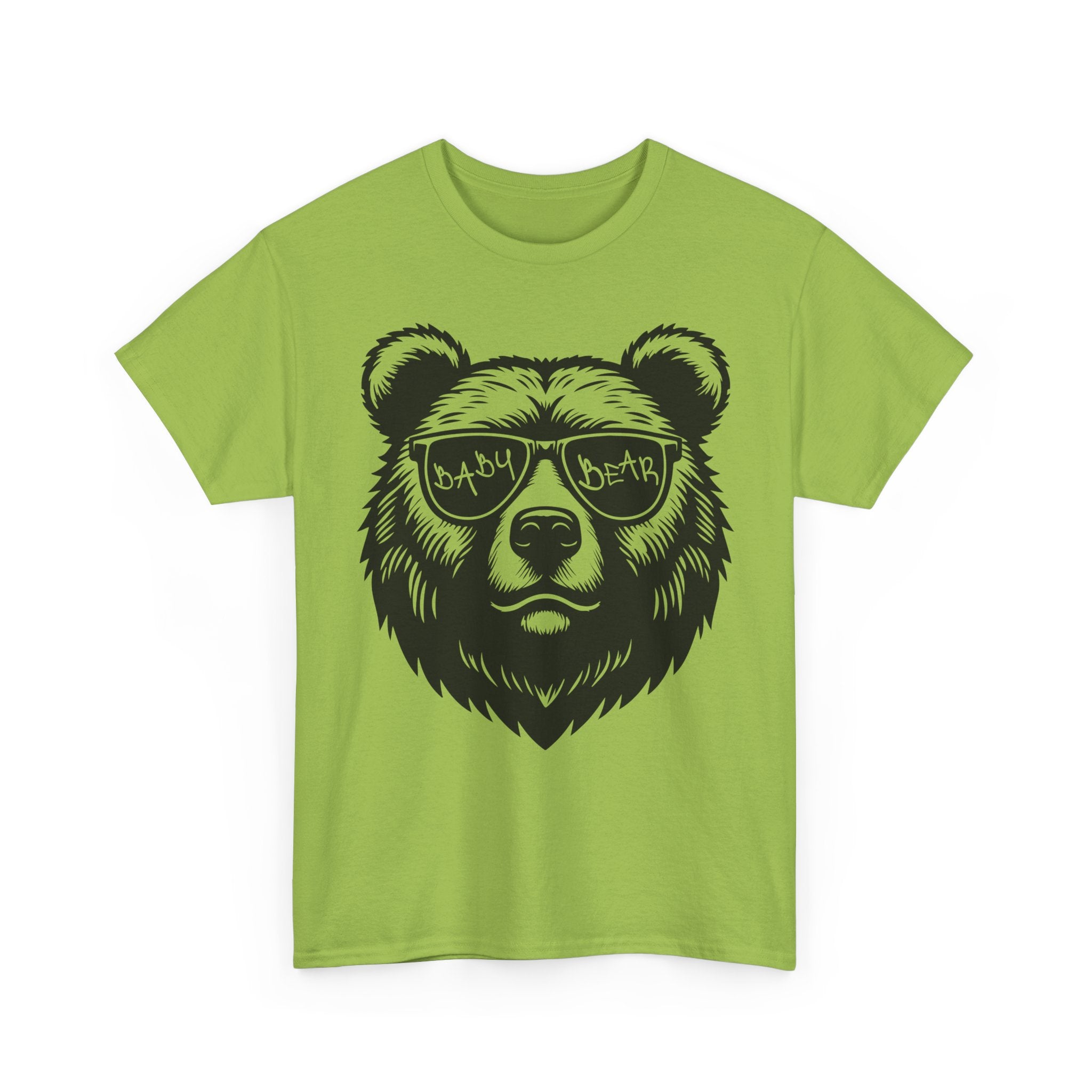 Baby Bear Graphic Tee, Unisex Cotton T-Shirt, Casual Wear, Animal Lover Gift, Summer Outfit, Cool Bear Design