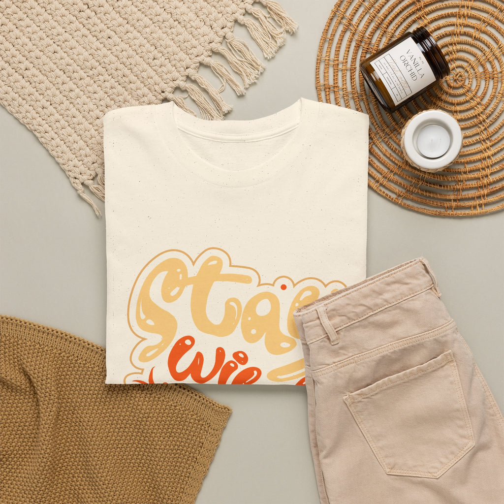 “Stay Wild and Free” T-Shirt – Boho Nature Graphic Tee