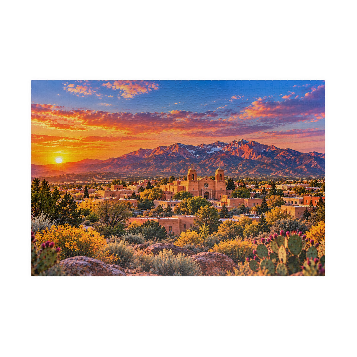 New Mexico Puzzle – Southwest Desert Landscape Jigsaw Puzzle (110, 252, 520, 1014-piece)