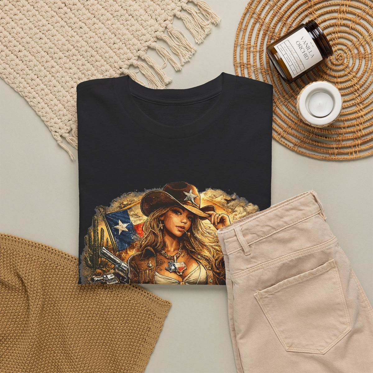 Texas Cowgirl T-Shirt – Vintage Western & Rodeo Graphic Tee