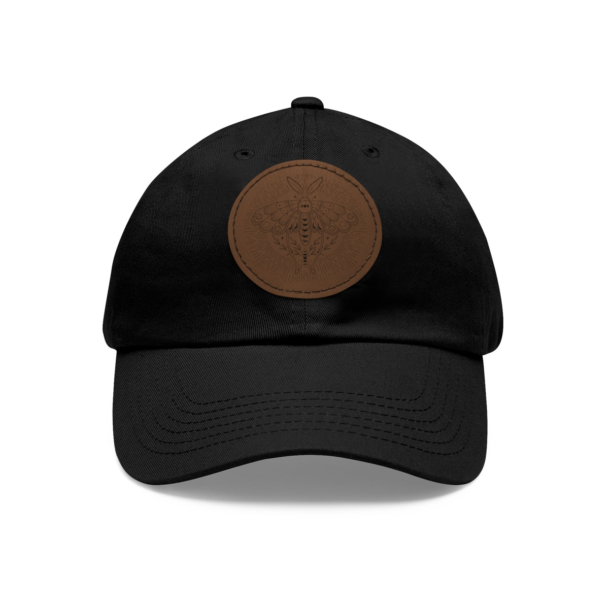 Bee Leather Patch Dad Hat – Cute Nature & Honey Bee Baseball Cap