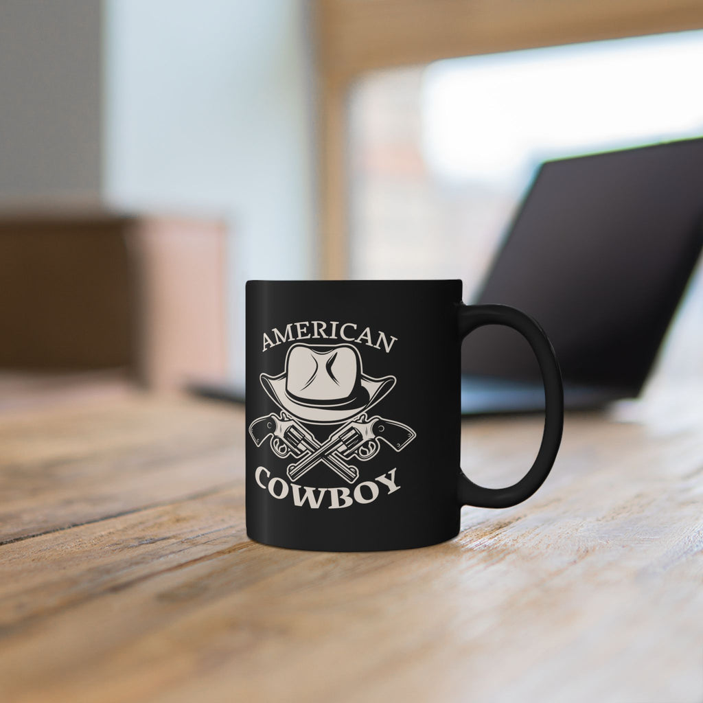 American Cowboy Mug Western Coffee Cup Patriotic Country Gift for Him