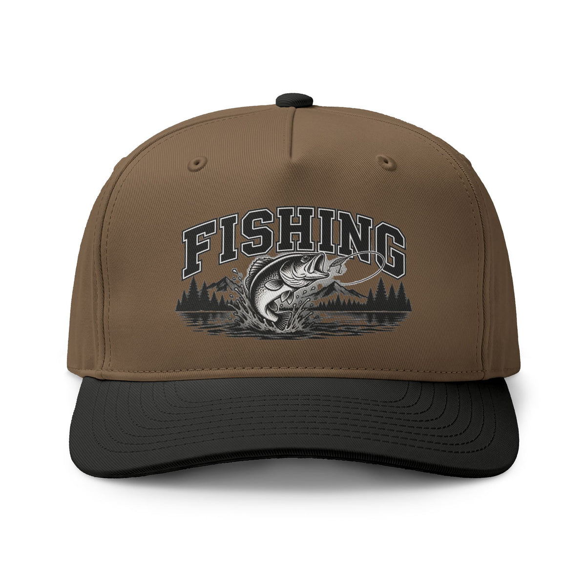 Fishing Two-Tone Cap – Bass Fishing Outdoor Sports Hat