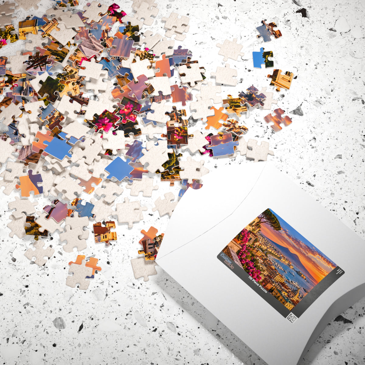 Naples Italy Puzzle – Mount Vesuvius Jigsaw Puzzle  — (110, 252, 520, 1014-piece)
