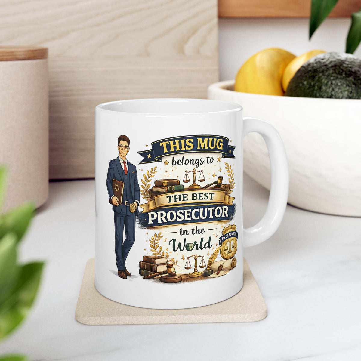 Best Prosecutor Mug This Mug Belongs To The Best Prosecutor in the World, Prosecutor Coffee Mug Gift
