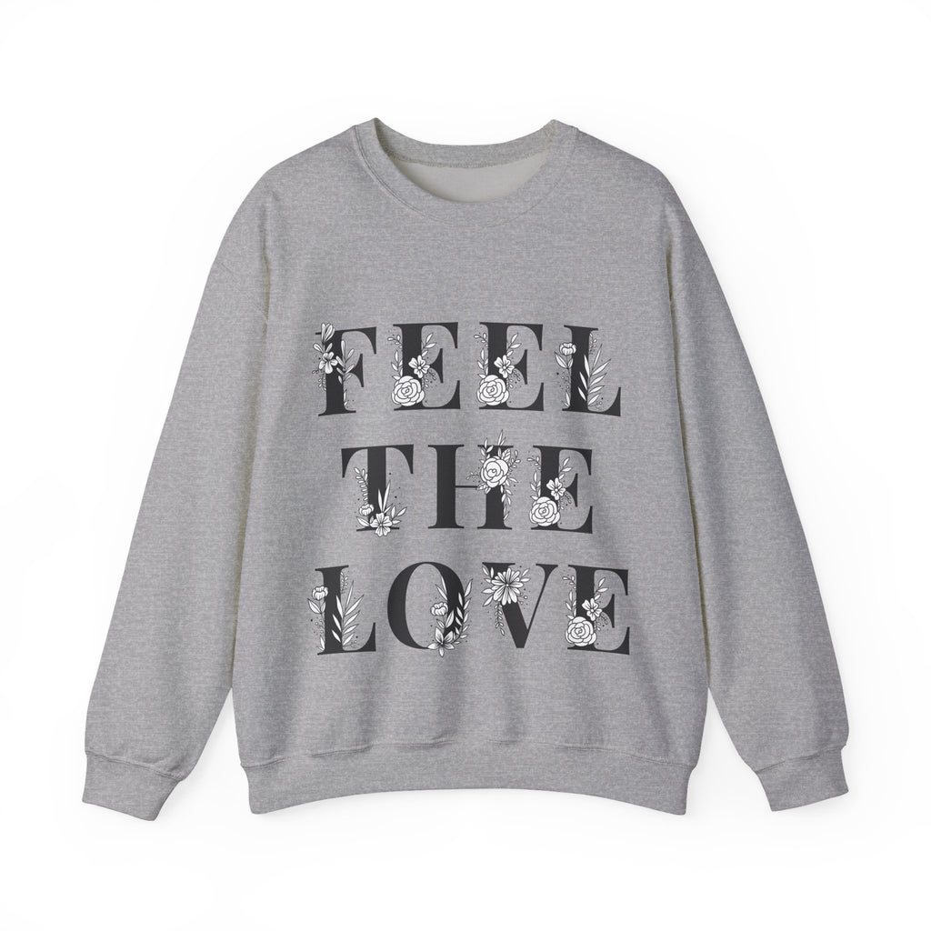 Floral Design Crewneck Sweatshirt