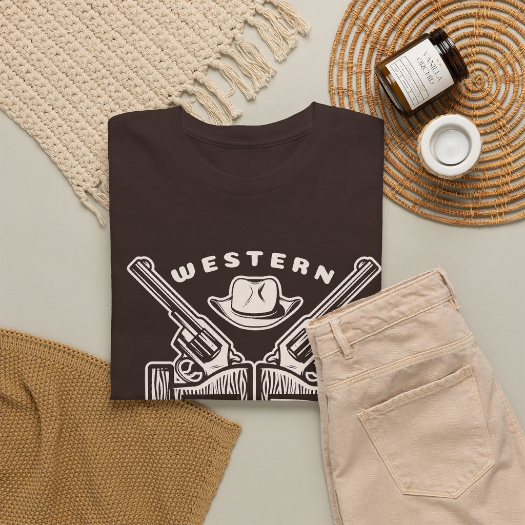 Vintage Cowboy T-Shirt – Western Saloon Retro Graphic Tee